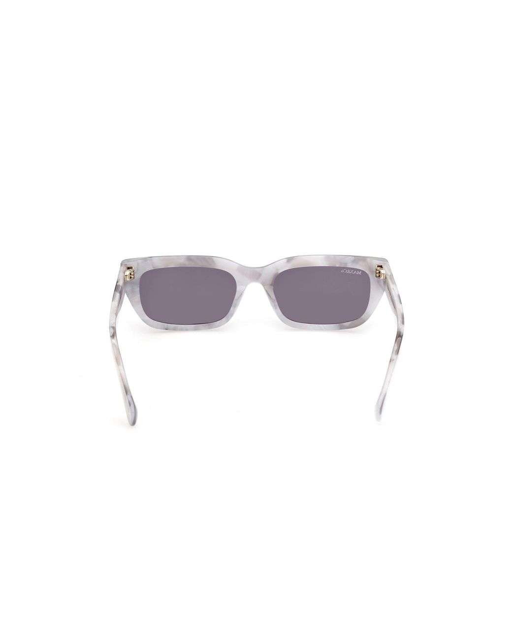 MAX&Co. Black Mo0175 20A Sunglasses Acetate Smoke Squared Normal