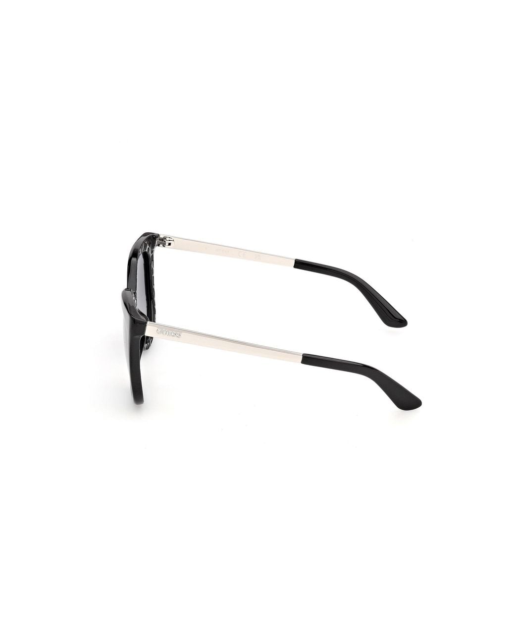Guess Black Gu00354 01D Sunglasses Injected Smoke Cat Eye Polarized