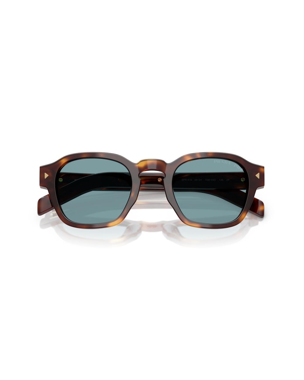Prada Black Pr A16S 15W04D Sunglasses Acetate Pantos Polarized for men