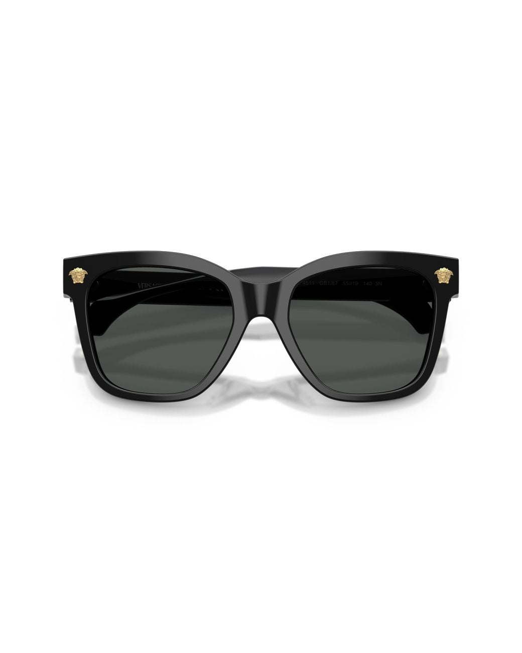 Versace Black Ve4511 Gb1/87 Sunglasses Acetate Squared Normal