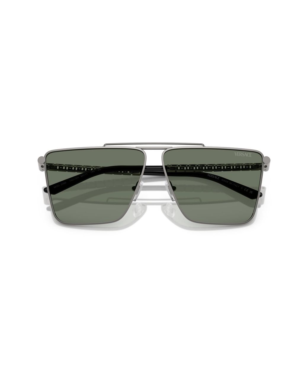Versace Green Ve2266 10013H Sunglasses Metal Pillow Normal for men