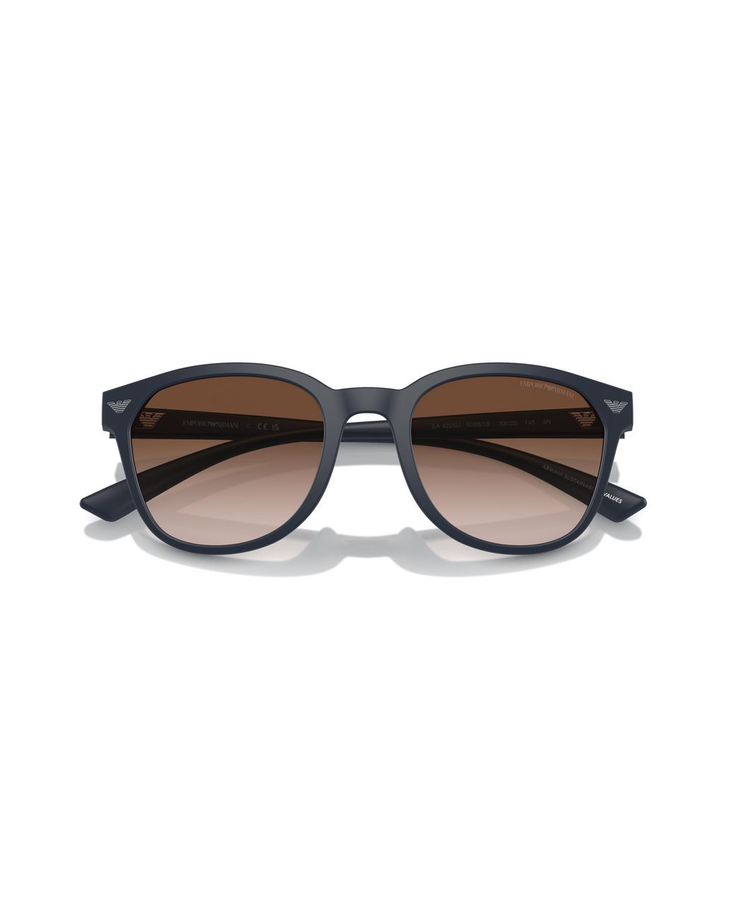 Emporio Armani Black Ea4225U 508813 Sunglasses Injected Pantos Normal Shaded for men