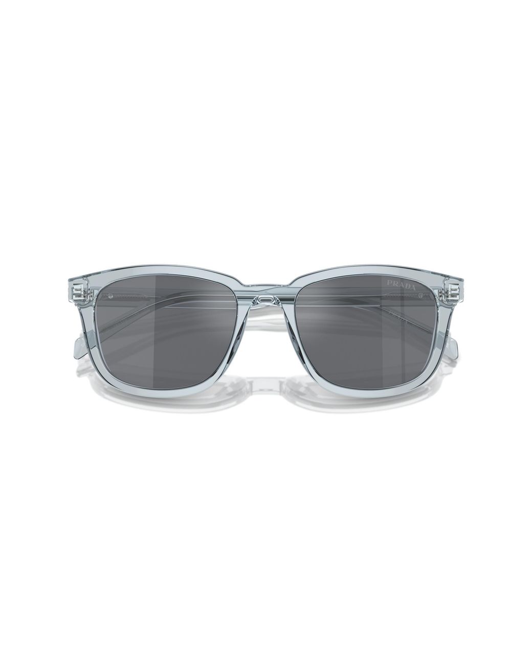 Prada Black Pr A21S 19T175 Sunglasses Acetate Pillow Normal Flash for men