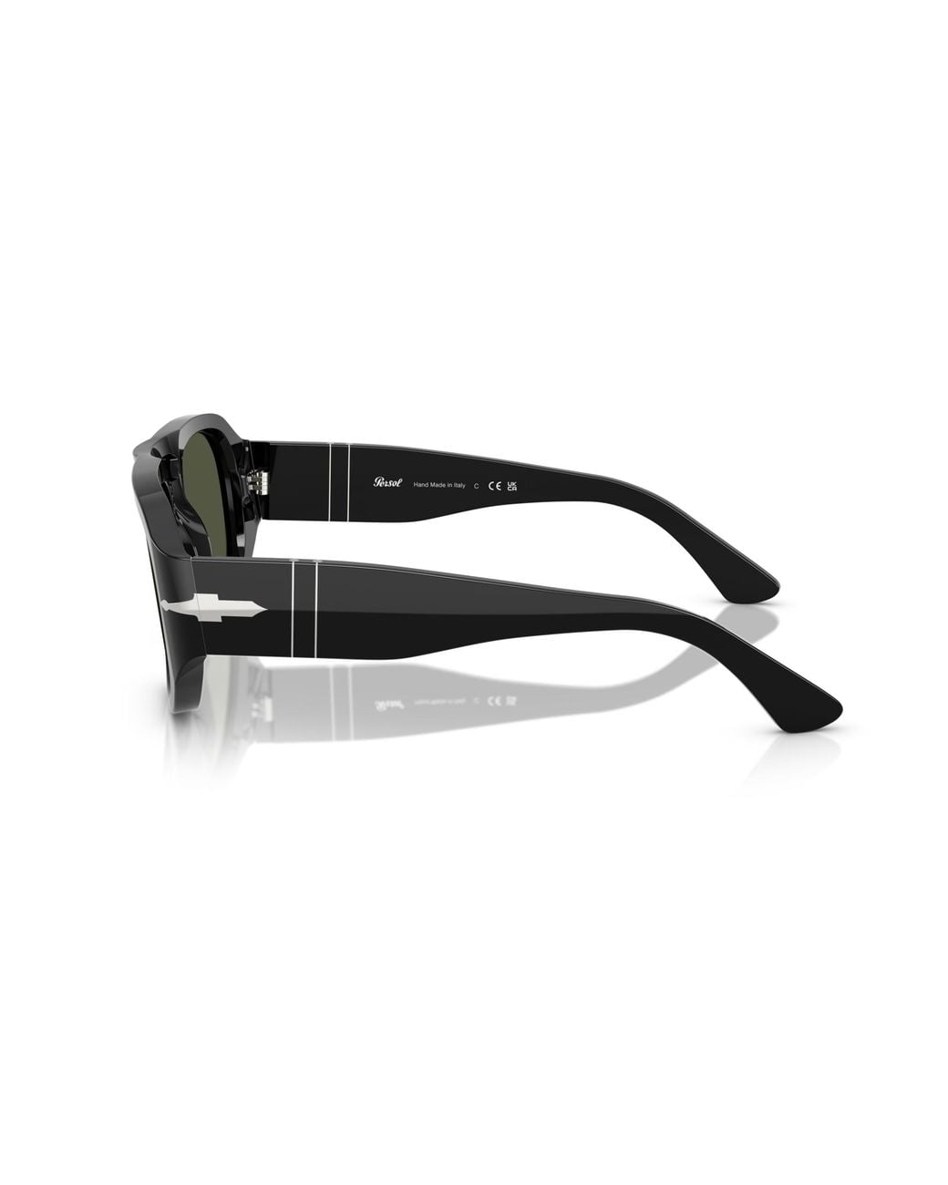 Persol Black Po3373S Vincent 95/31 Sunglasses Acetate Pilot Normal