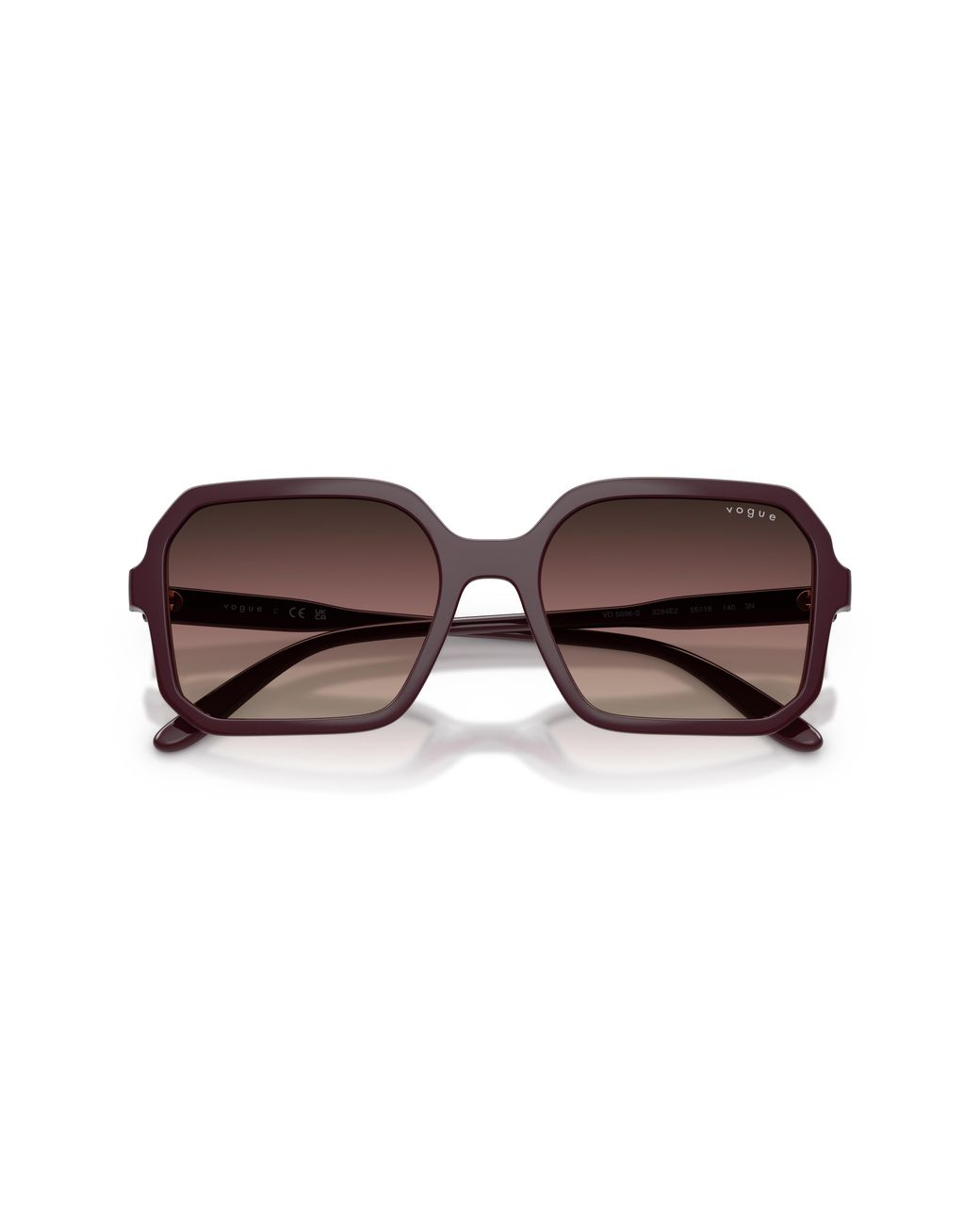 Vogue Eyewear Black Vo5696S 3284E2 Sunglasses Nylon Squared Normal Nuanced