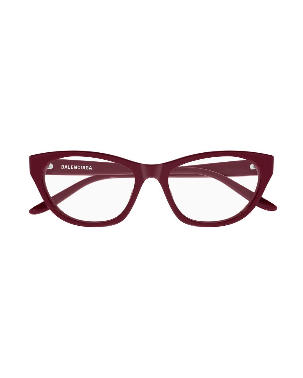 Balenciaga Black Bb0500O 006 Optical Frames Acetate Transparent Cat Eye