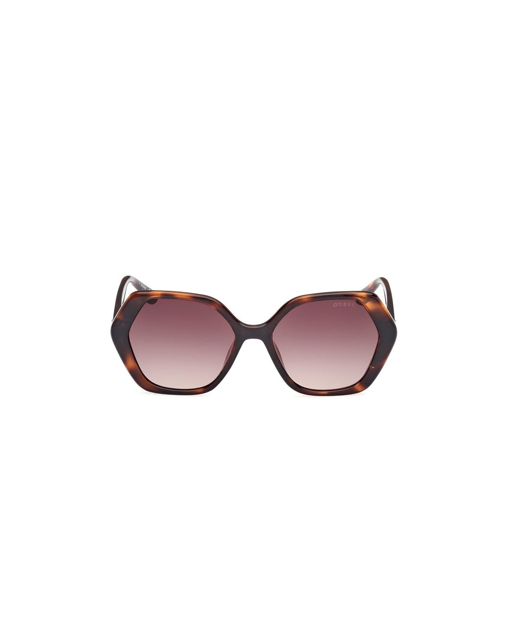 Guess Black Gu8292 52F Sunglasses Injected Geometric Normal Shaded
