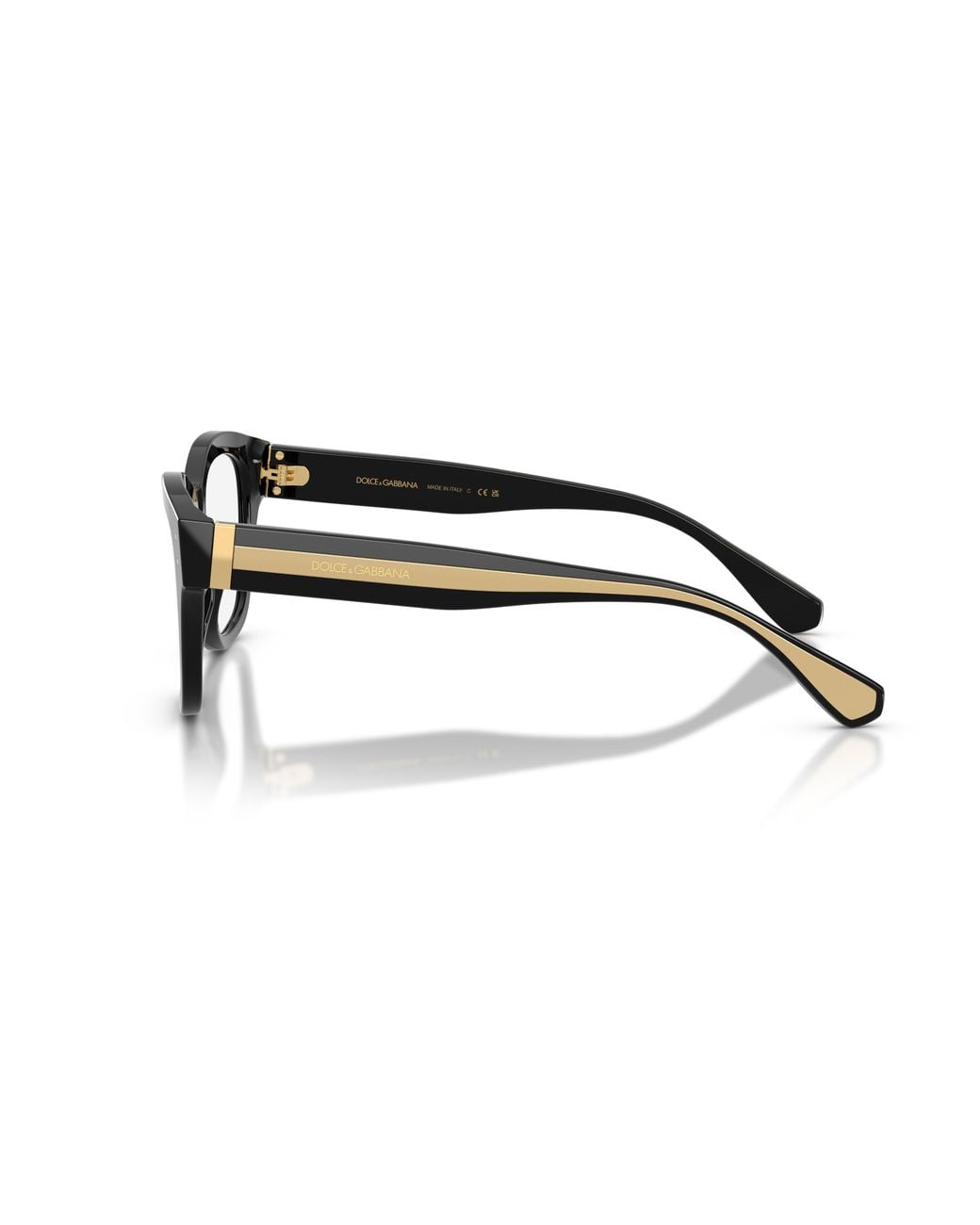 Dolce & Gabbana Black Dg3449 501 Optical Frames Acetate Transparent Squared Normal