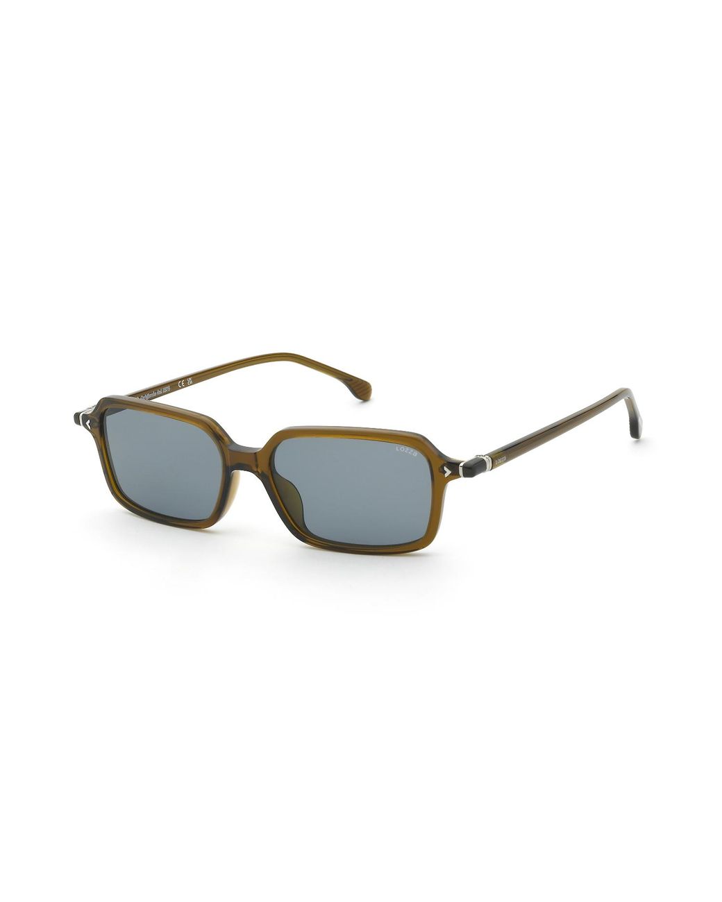 Lozza Black Sl4411 Roma 10 893 Sunglasses Acetate Squared Normal for men