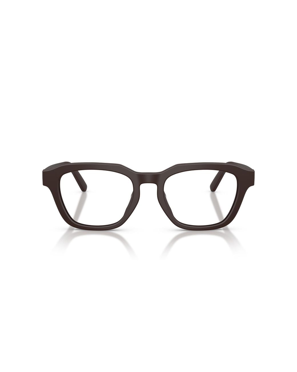 Emporio Armani Black Ea3291U 6458 Optical Frames Acetate Transparent Geometric Normal for men