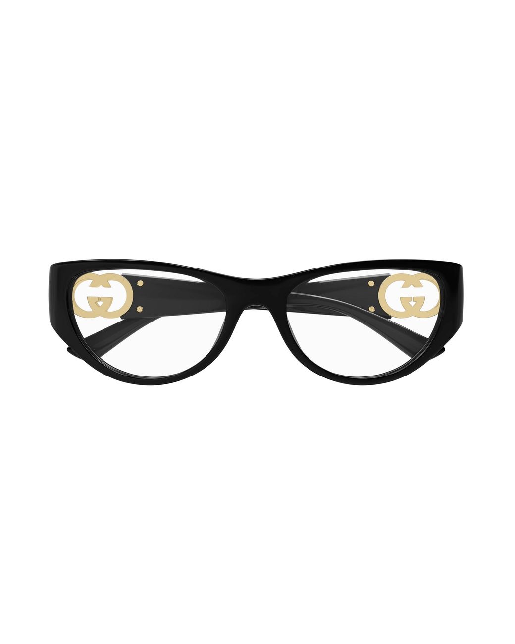 Gucci Black Gg1825O 004 Optical Frames Injected Transparent Cat Eye