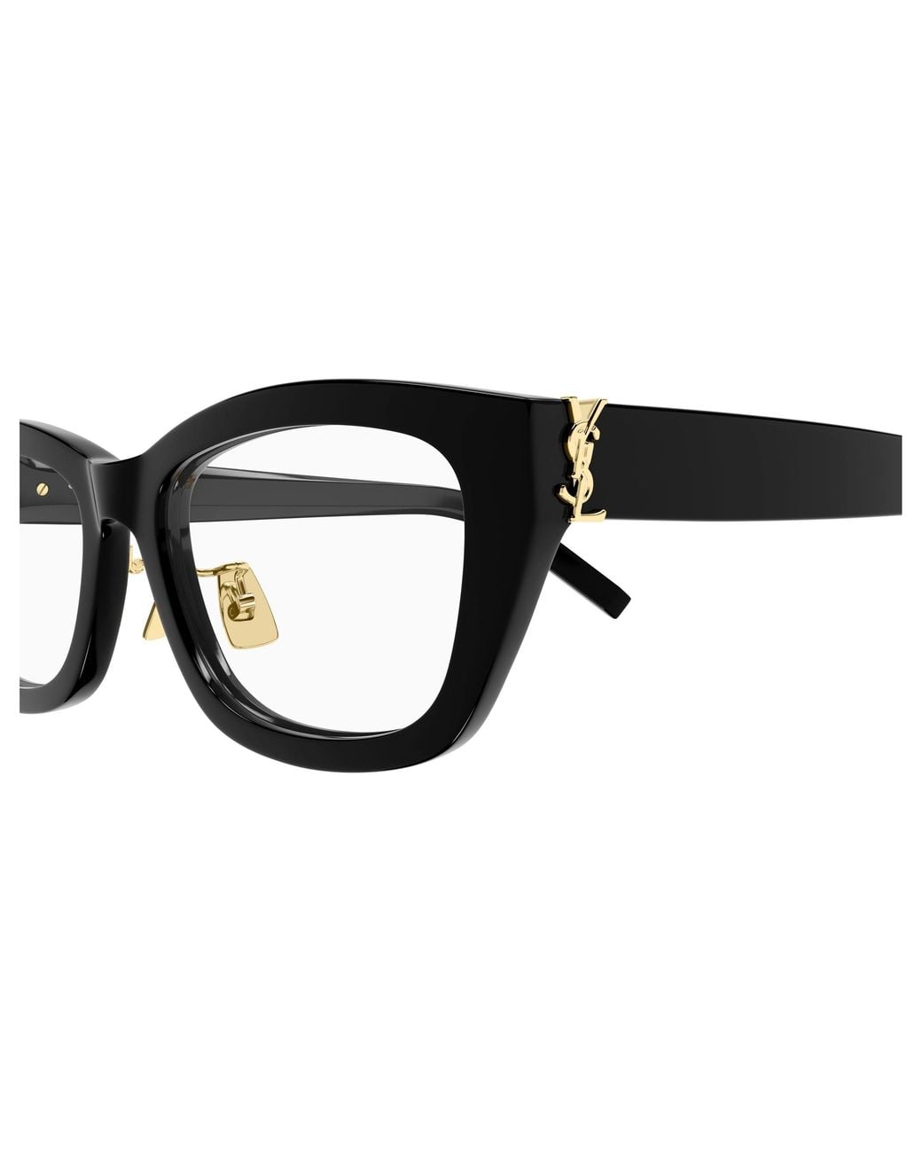 Saint Laurent Black Sl M153/J Opt 001 Optical Frames Acetate Transparent Cat Eye