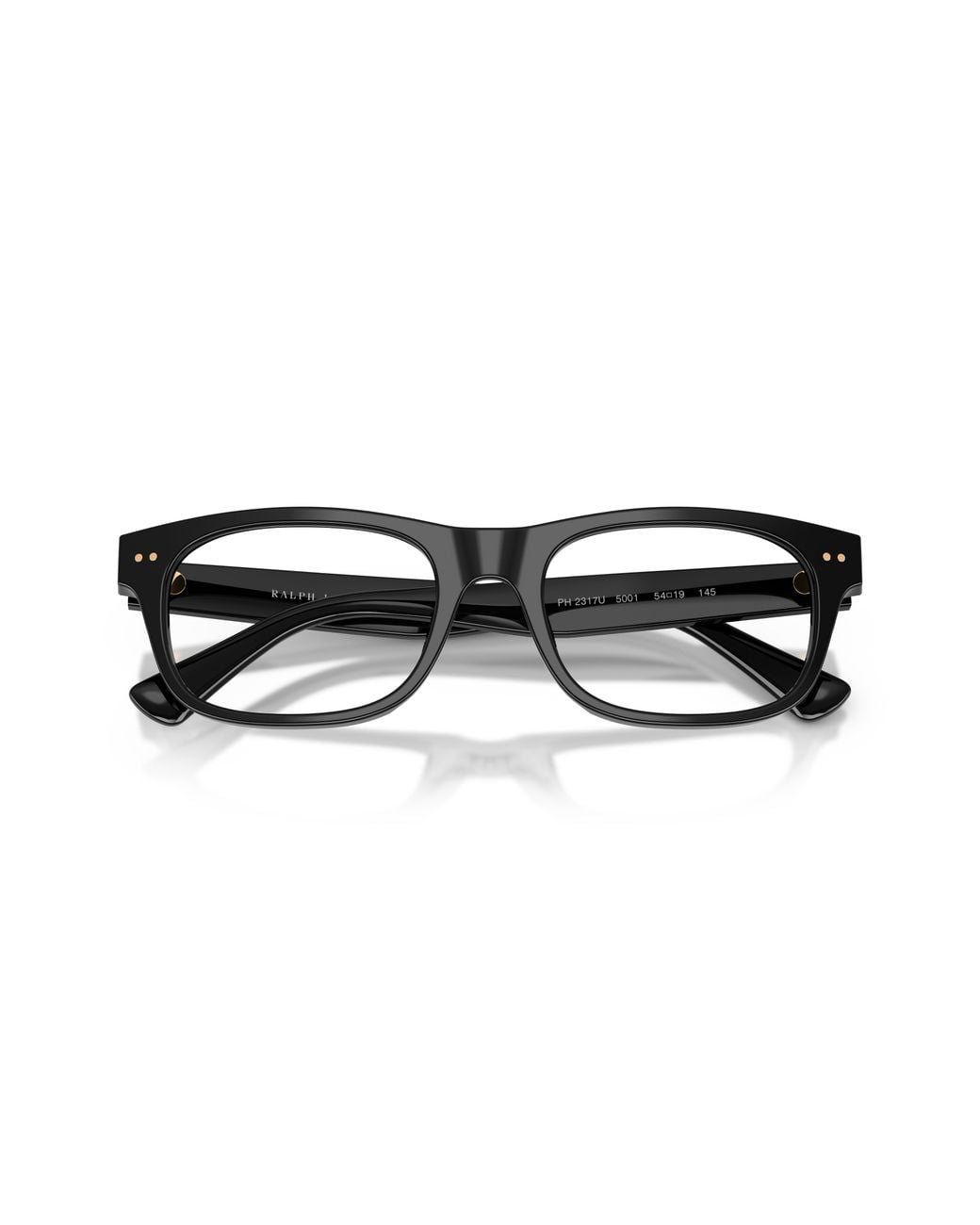 Polo Ralph Lauren Black Ph2317U 5001 Optical Frames Acetate Transparent Pillow Normal for men