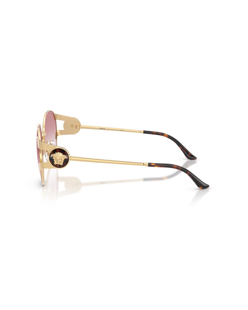 Versace Black Ve2303 15253B Sunglasses Metal Round Normal Nuanced