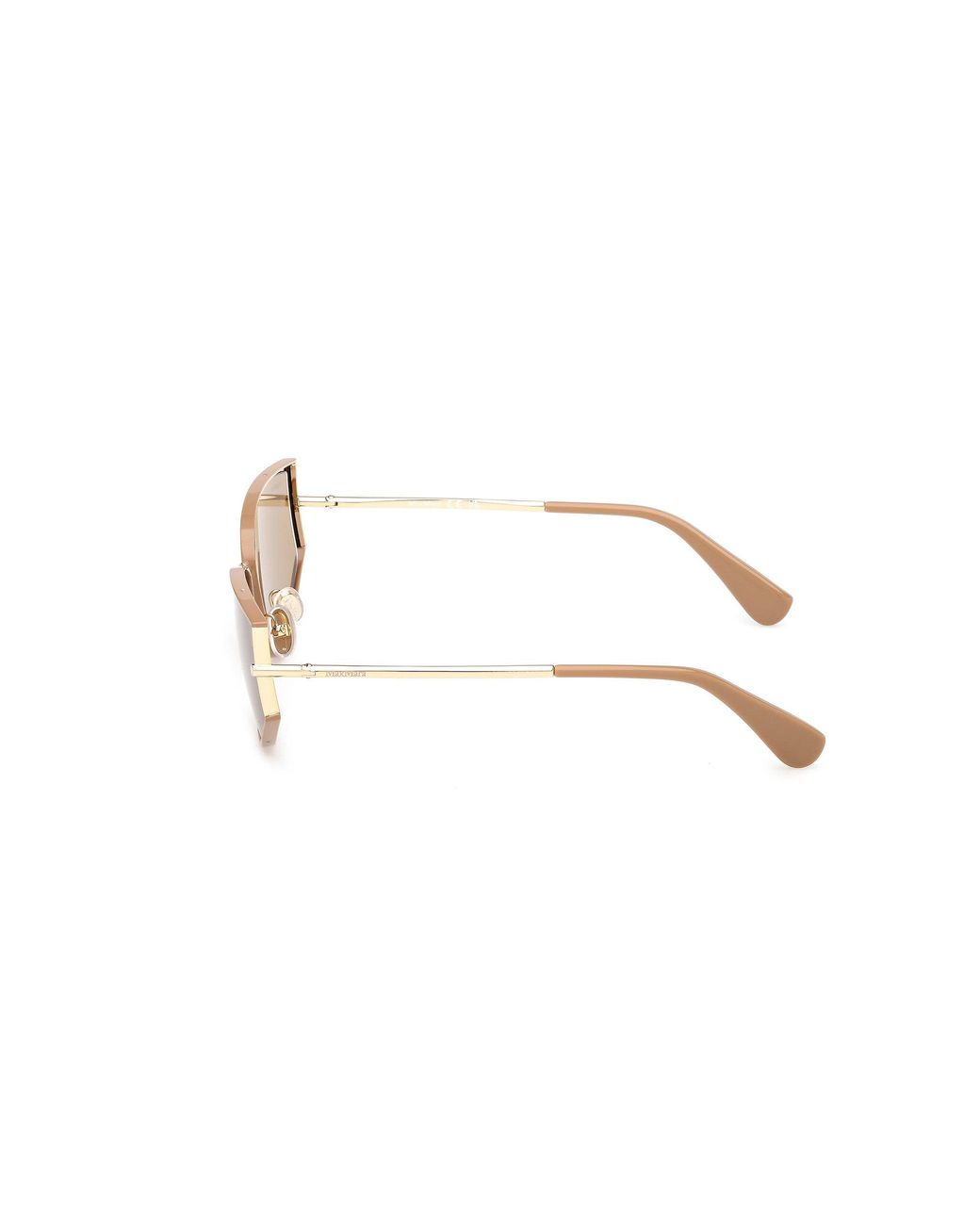 Max Mara Black Mm0141 Menton-3 45E Sunglasses Metal Cat Eye Normal