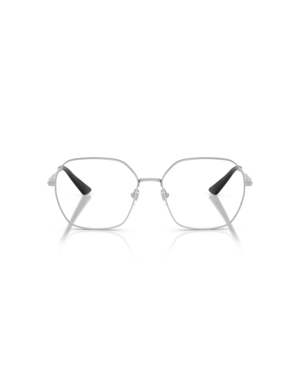 Versace Black Ve1316 1001 Optical Frames Metal Transparent Squared Normal