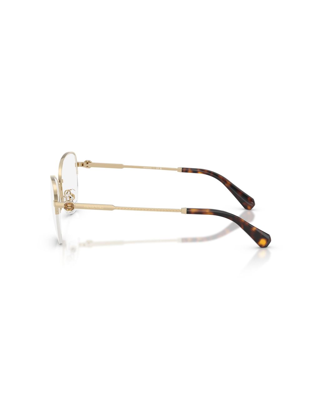 Swarovski Black Sk1032 4028 Optical Frames Metal Round Normal