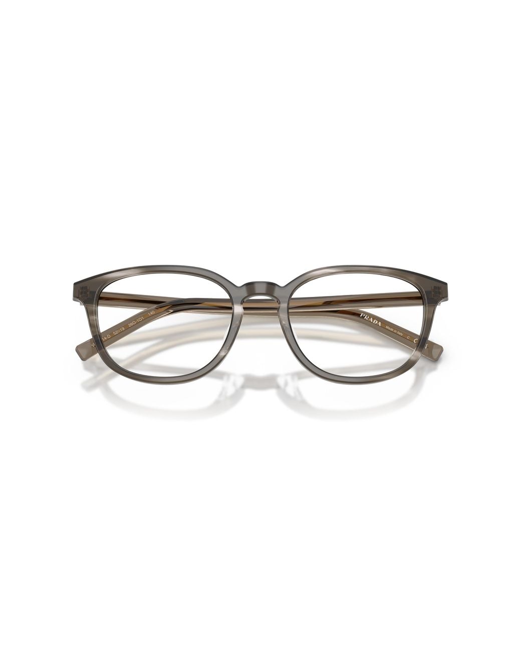Prada Black Pr D14Vd 26O1O1 Optical Frames Acetate Transparent Pantos Normal