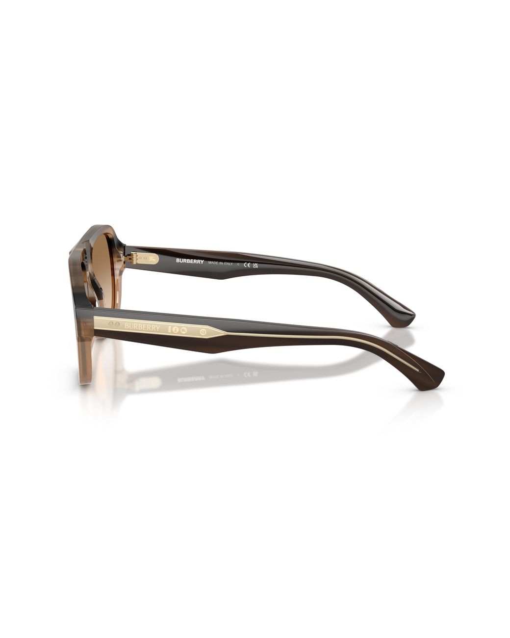 Burberry Black Be4478 420789 Sunglasses Acetate Pilot Normal Shaded for men