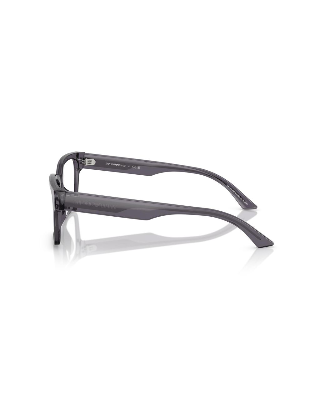 Emporio Armani Black Ea3245U 6106 Optical Frames Acetate Squared Normal