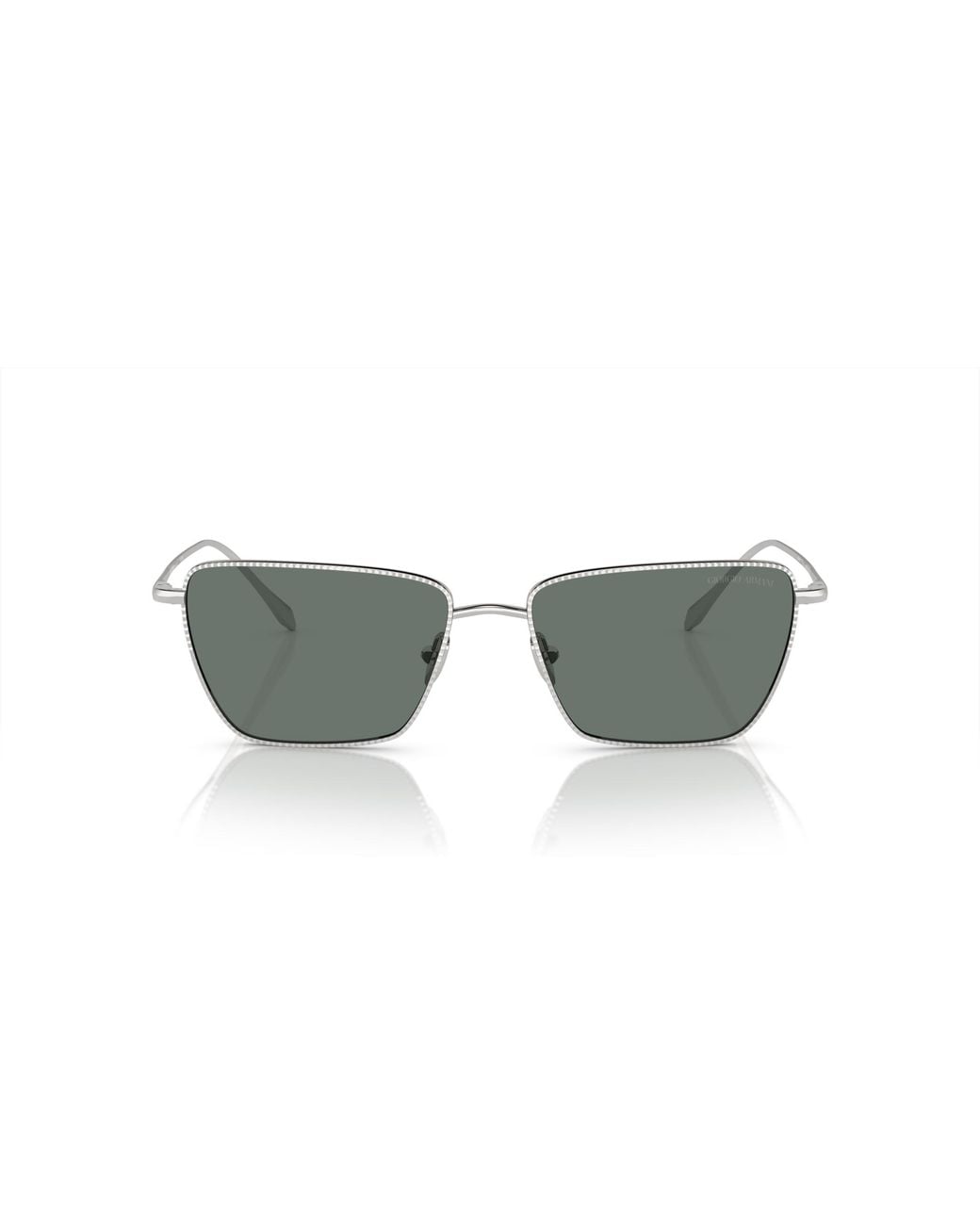 Giorgio Armani Black Ar6153 301511 Sunglasses Metal Squared Normal