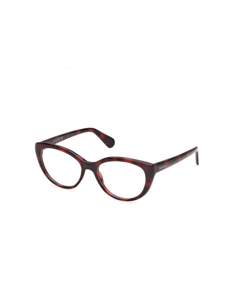 MAX&Co. Black Mo5242 52 Optical Frames Injected Round Normal