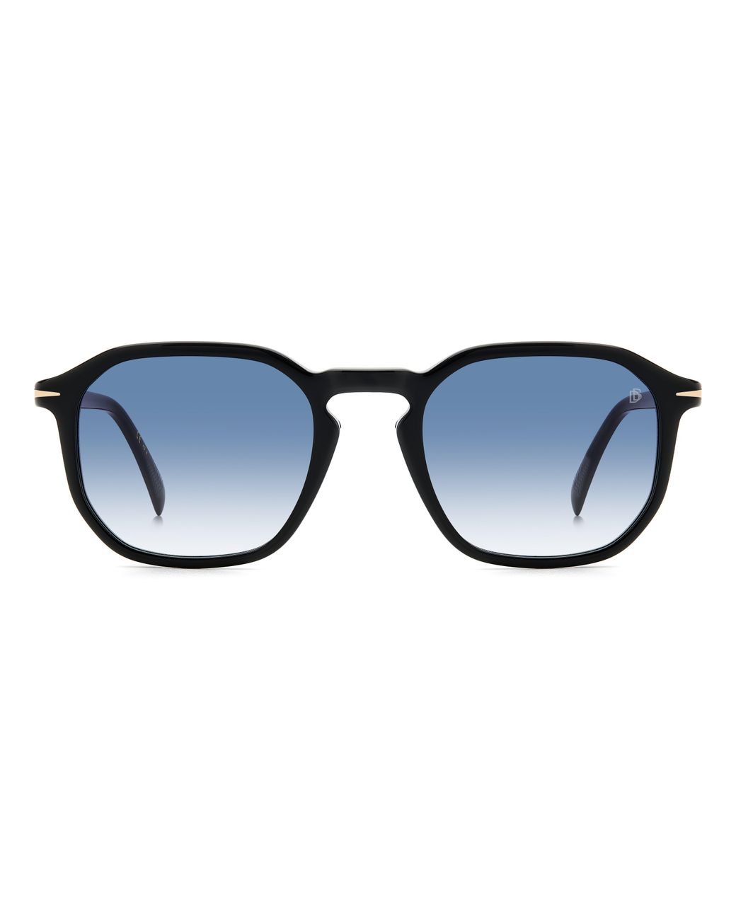 David Beckham Black Db 1115/S 807/08 Sunglasses Acetate Geometric for men