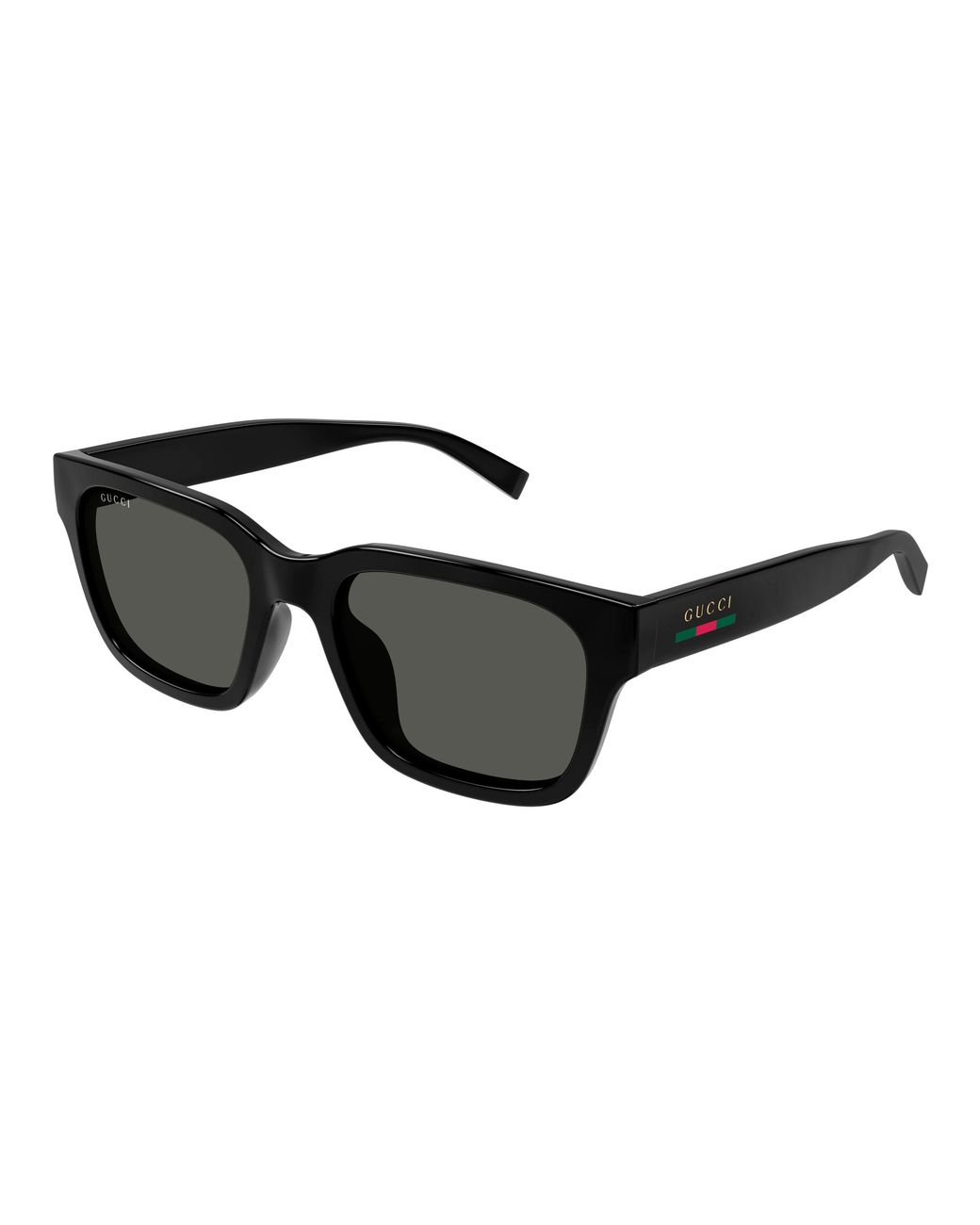 Gucci Black Gg1857Sk 001 Sunglasses Injected Squared for men