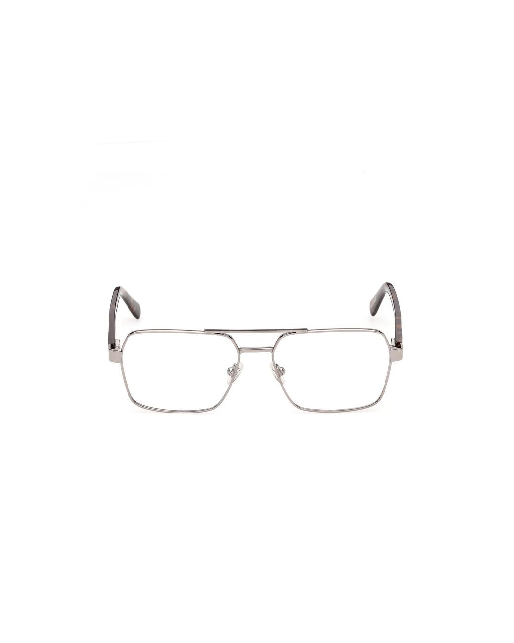 Guess Black Gu50449 8 Optical Frames Metal Squared Normal for men