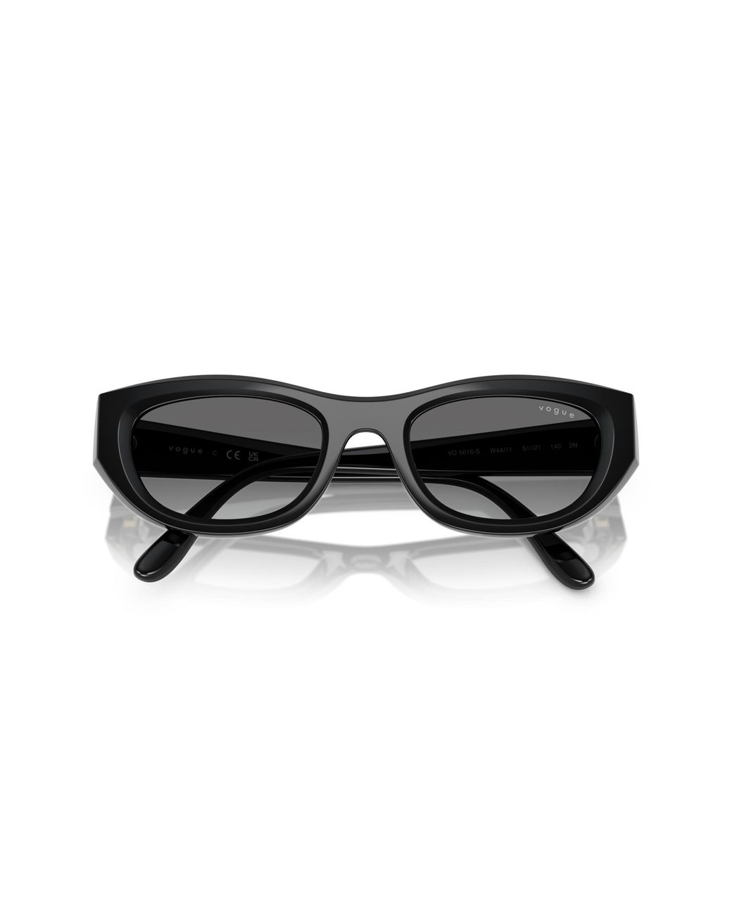Vogue Eyewear Black Vo5616S W44/11 Sunglasses Nylon Cat Eye Normal Shaded