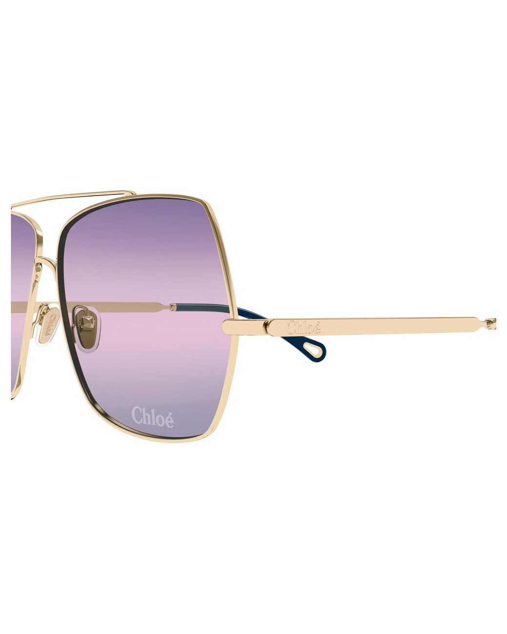 Chloé Black Ch0278S 005 Sunglasses Metal Squared