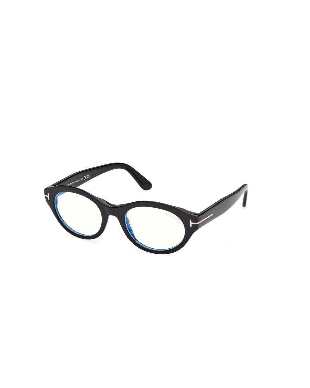 Tom Ford Black Ft6172-B 52 Optical Frames Acetate Round Normal