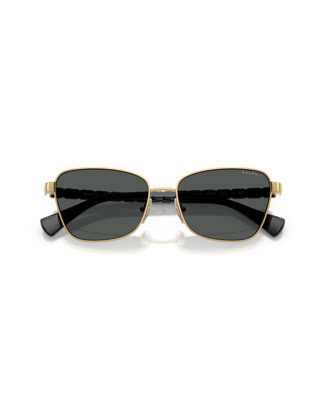 Ralph Lauren Black Ra4149 900487 Sunglasses Metal Geometric Normal Nuanced