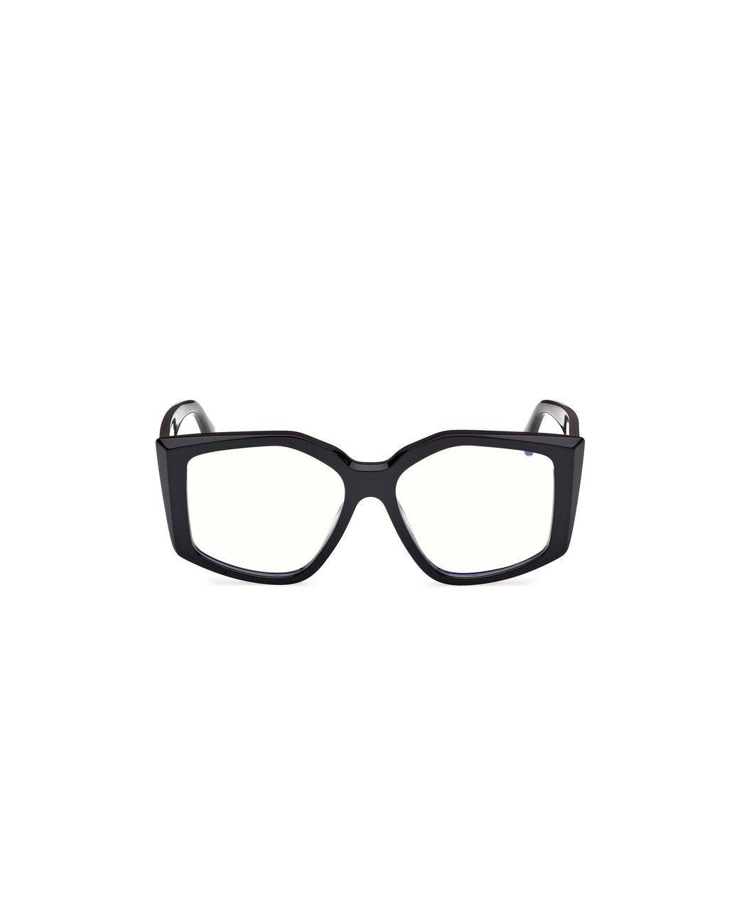 Max Mara Black Mm5162-B 001 Optical Frames Acetate Geometric Normal