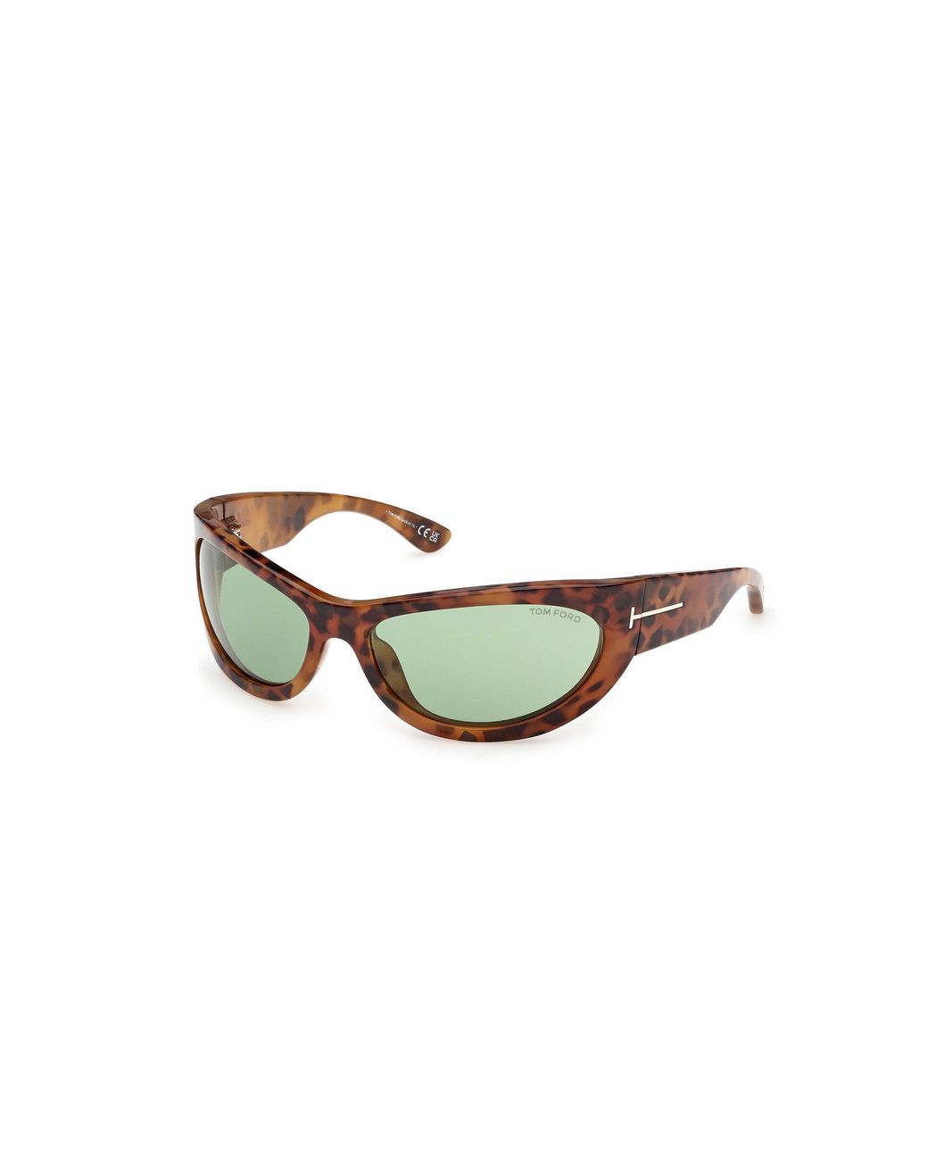 Tom Ford Black Ft1365 Leona-02 55N Sunglasses Injected Cat Eye Normal