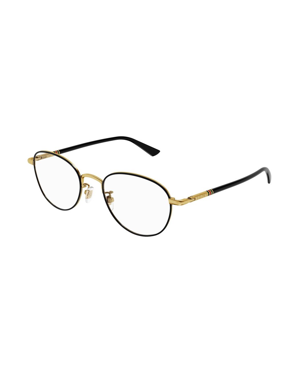 Gucci Black Gg1128Oj 002 Optical Frames Titanium Round