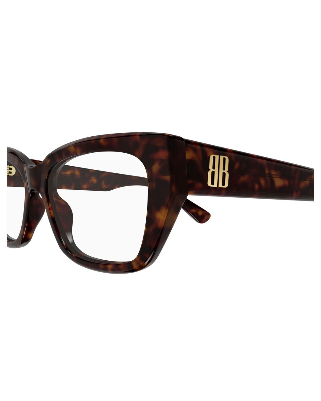 Balenciaga Black Bb0483O 002 Optical Frames Acetate Transparent Squared