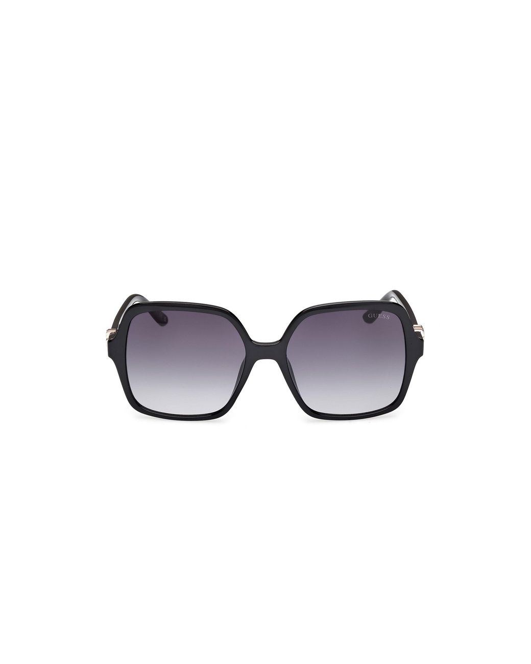 Guess Black Gu00190 01B Sunglasses Injected Smoke Squared Shaded