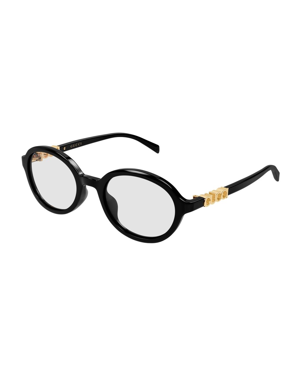 Gucci Black Gg2033Sa 005 Sunglasses Acetate Transparent Round