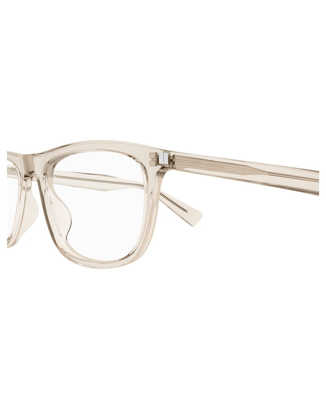 Saint Laurent Black Sl 812 008 Optical Frames Acetate Transparent Squared