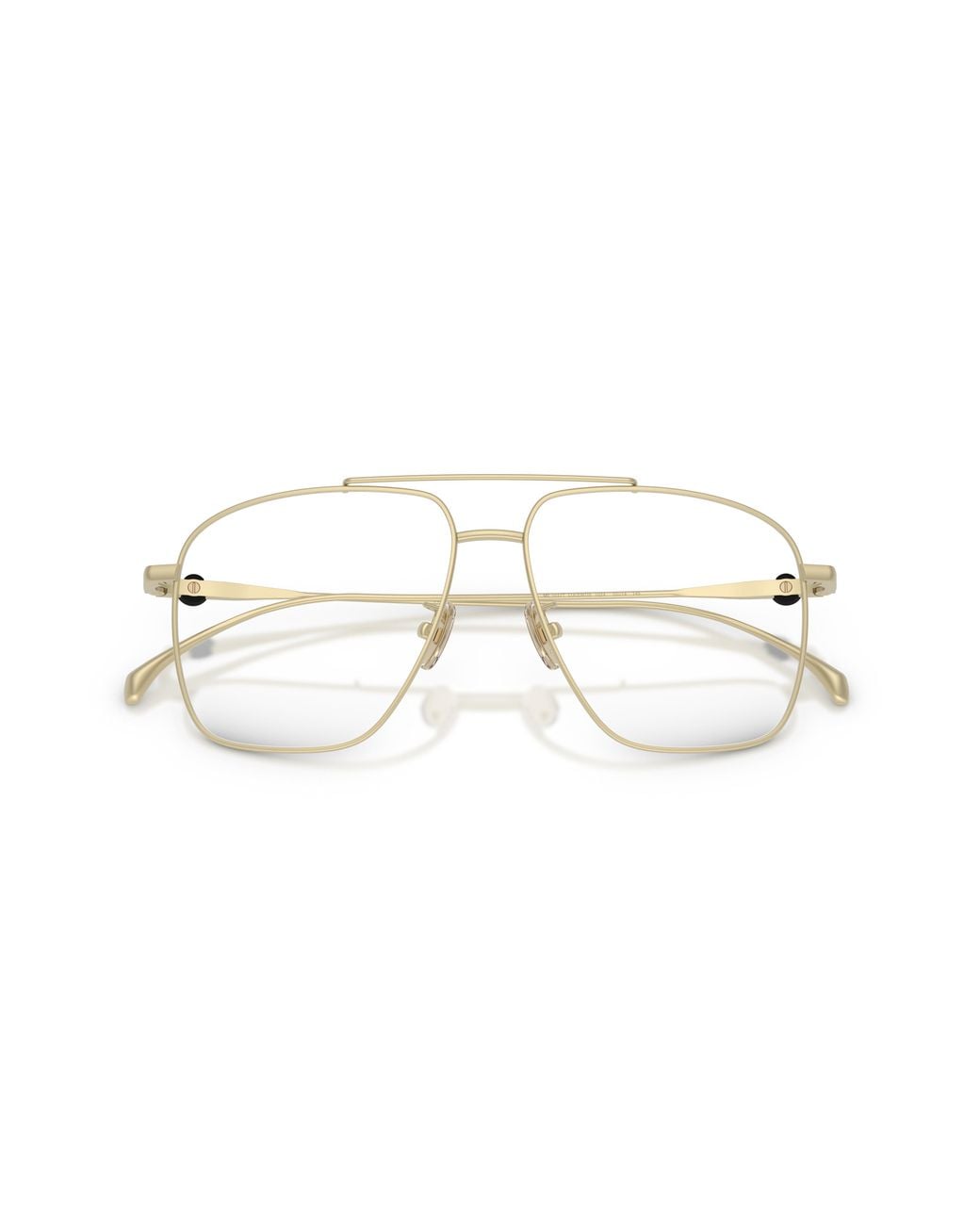 Moncler Black Me1017T 1024 Optical Frames Titanium Transparent Pilot Normal