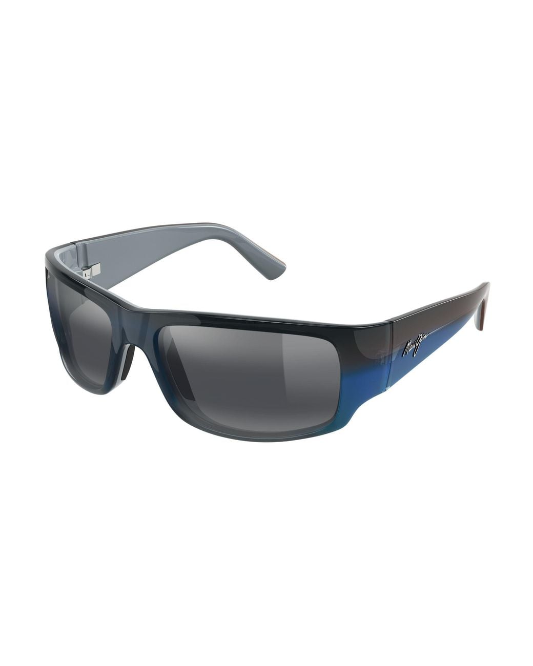 Maui Jim Black Mj0266S 003 Occhiali Da Sole Iniettato Grigio Squadrata