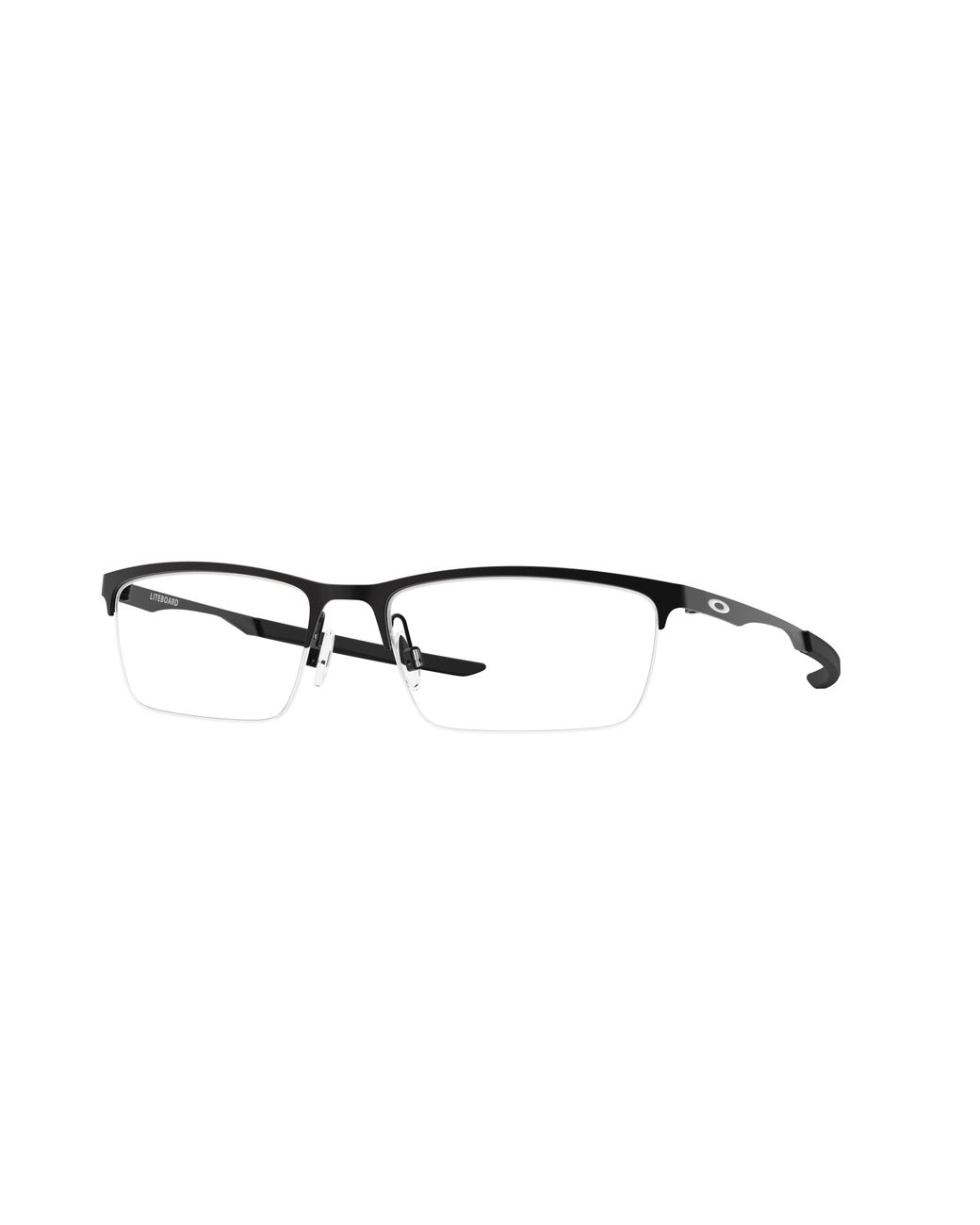 Oakley Black Ox3141 Liteboard 314101 Optical Frames Metal Transparent Squared Normal