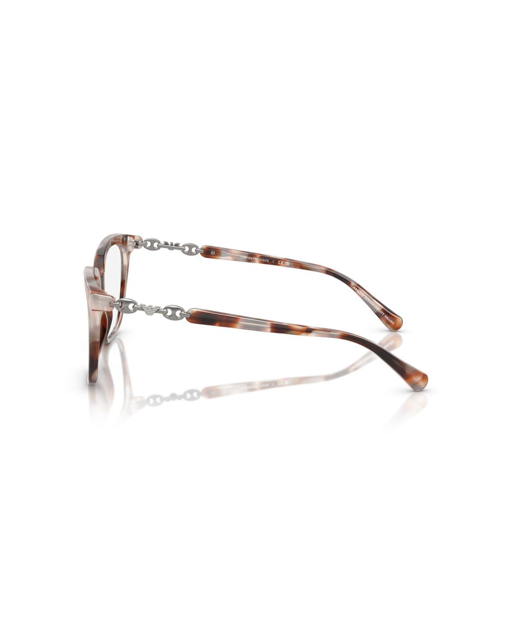 Emporio Armani Black Ea3248 6195 Optical Frames Acetate Transparent Cat Eye Normal