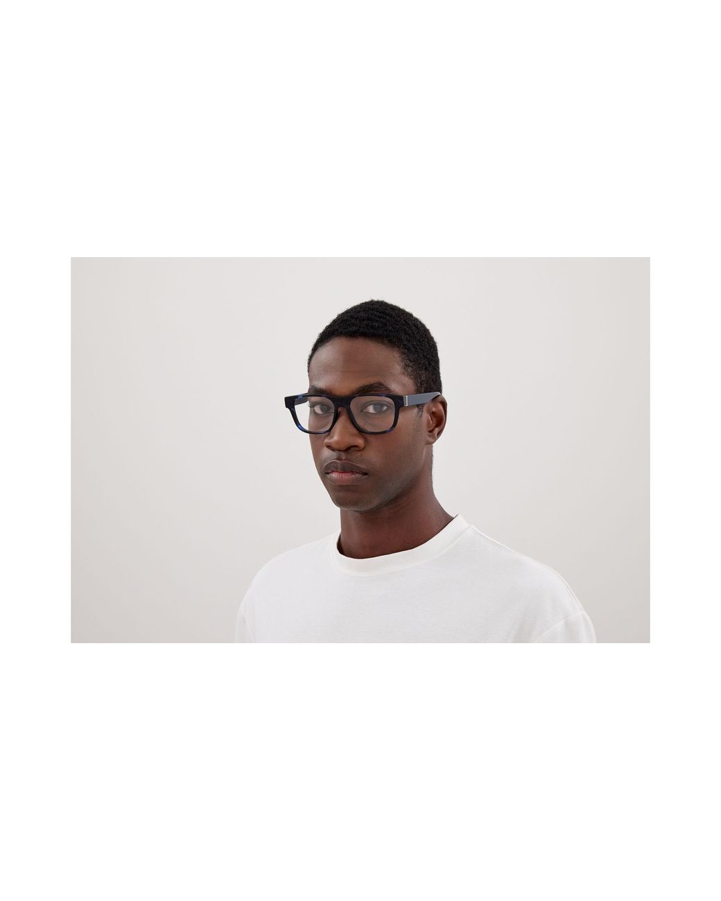 Gucci Black Gg2086O 008 Optical Frames Injected Transparent Squared for men