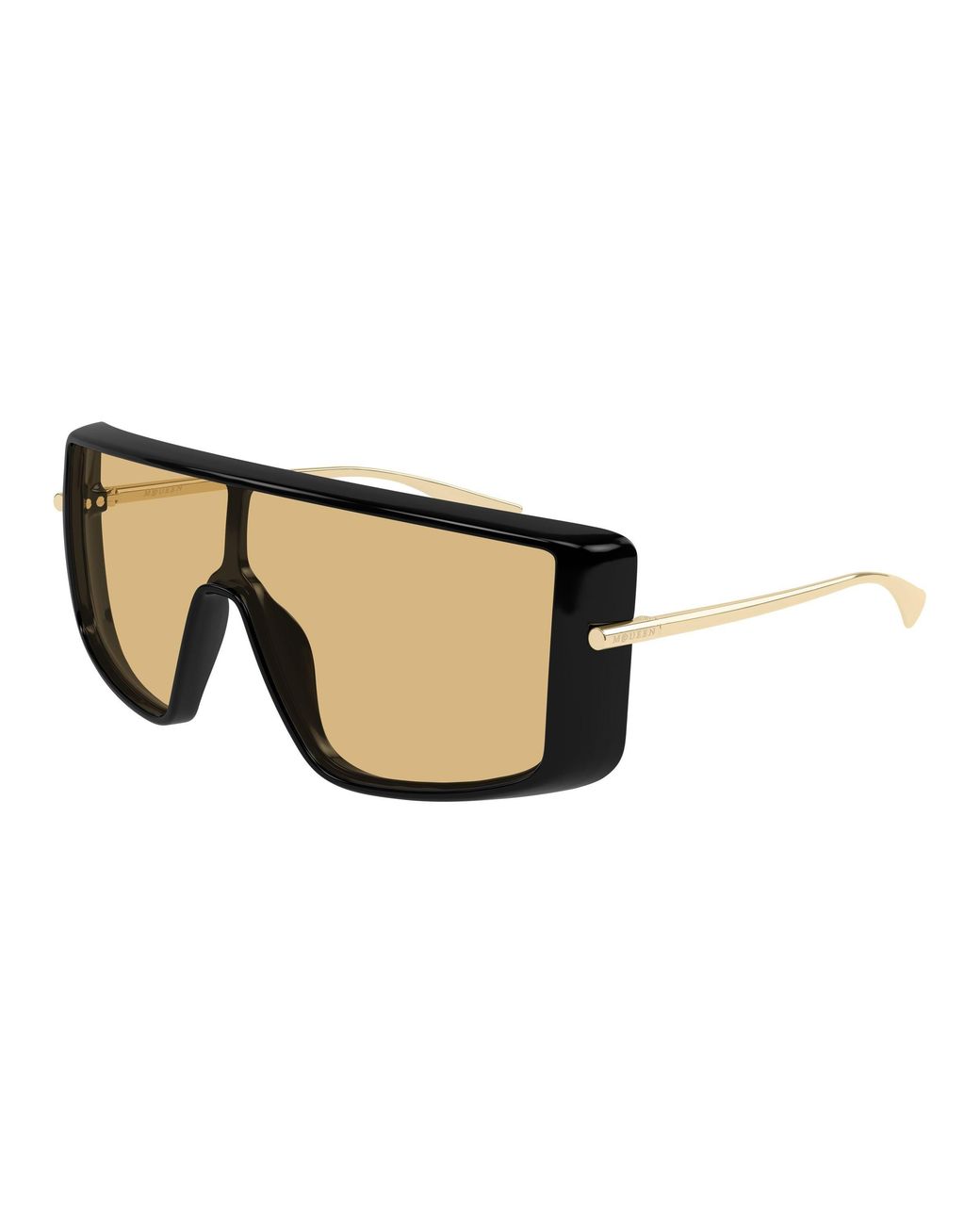 McQueen Black Am0524S 004 Sunglasses Acetate Squared