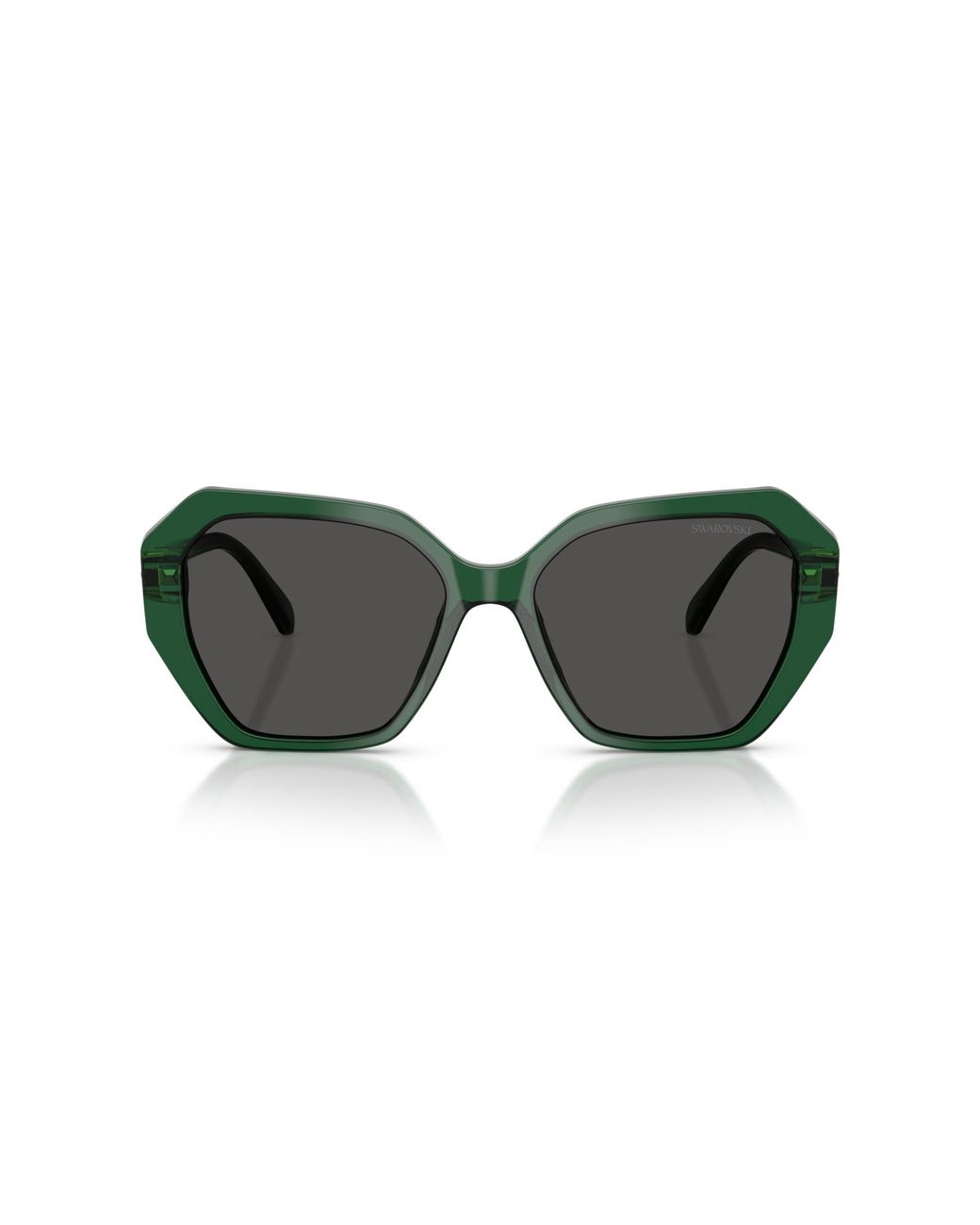 Swarovski Black Sk6017 104587 Sunglasses Acetate Geometric Normal