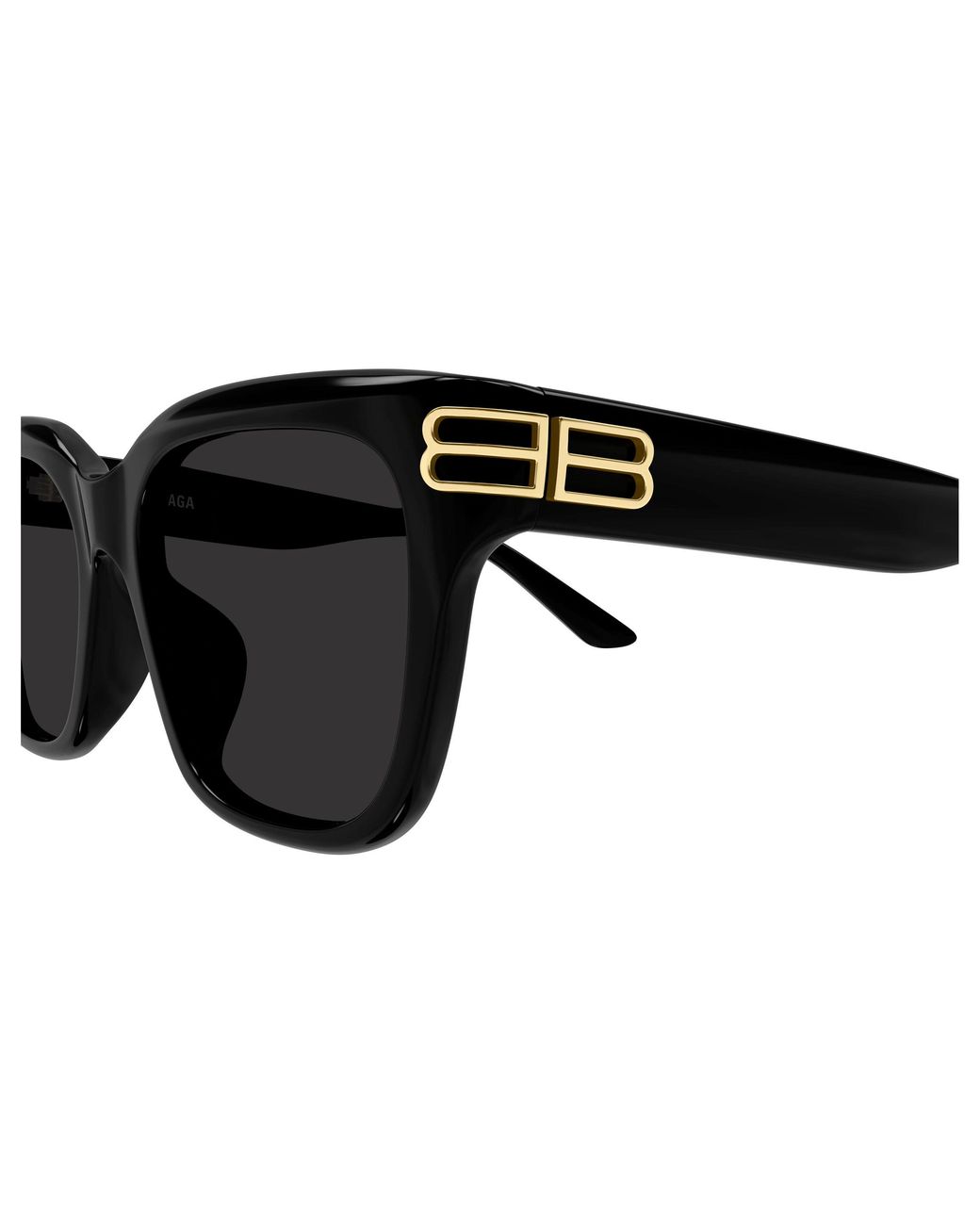 Balenciaga Black Bb0433Sk 001 Sunglasses Acetate Squared