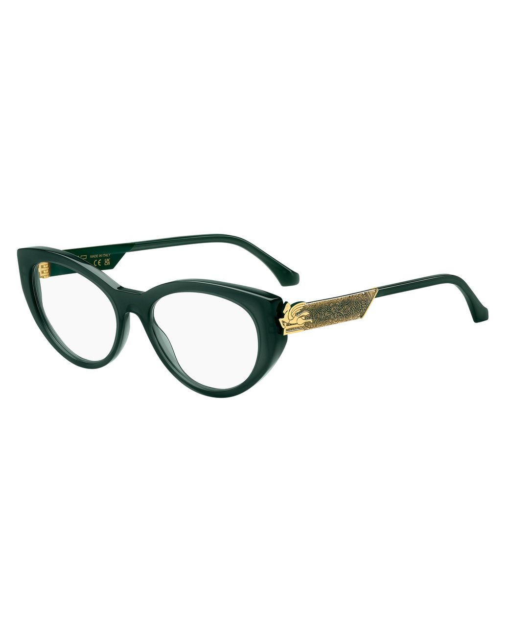 Etro Black 0041 1Ed/99 Optical Frames Acetate Transparent Cat Eye Normal