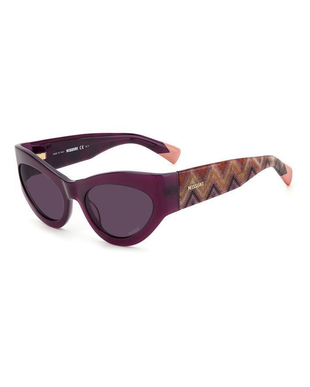 Missoni Black Mis 0078/S B3V/Ur Sunglasses Acetate Cat Eye Normal